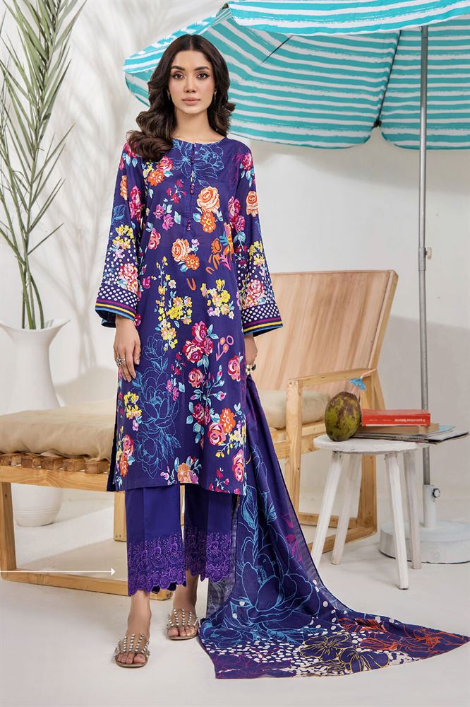 Amel Unstitched 3pc Collection - Rich Textures